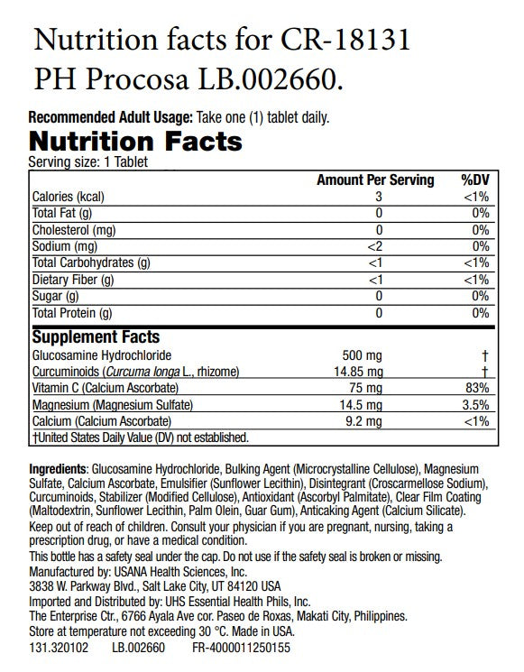 USANA Procosa - For Joint Health