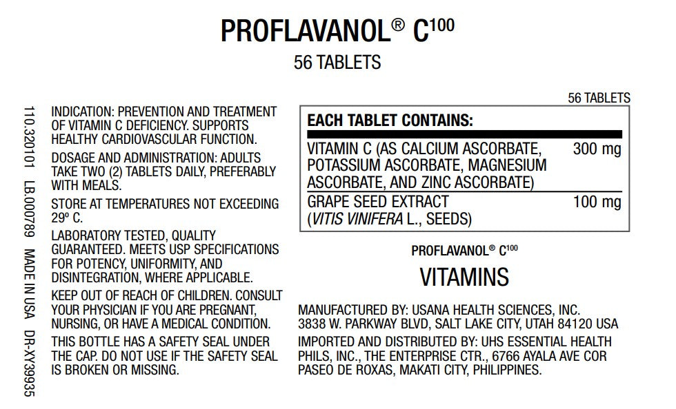 USANA Proflavanol C 100 - Powerful anti oxidany