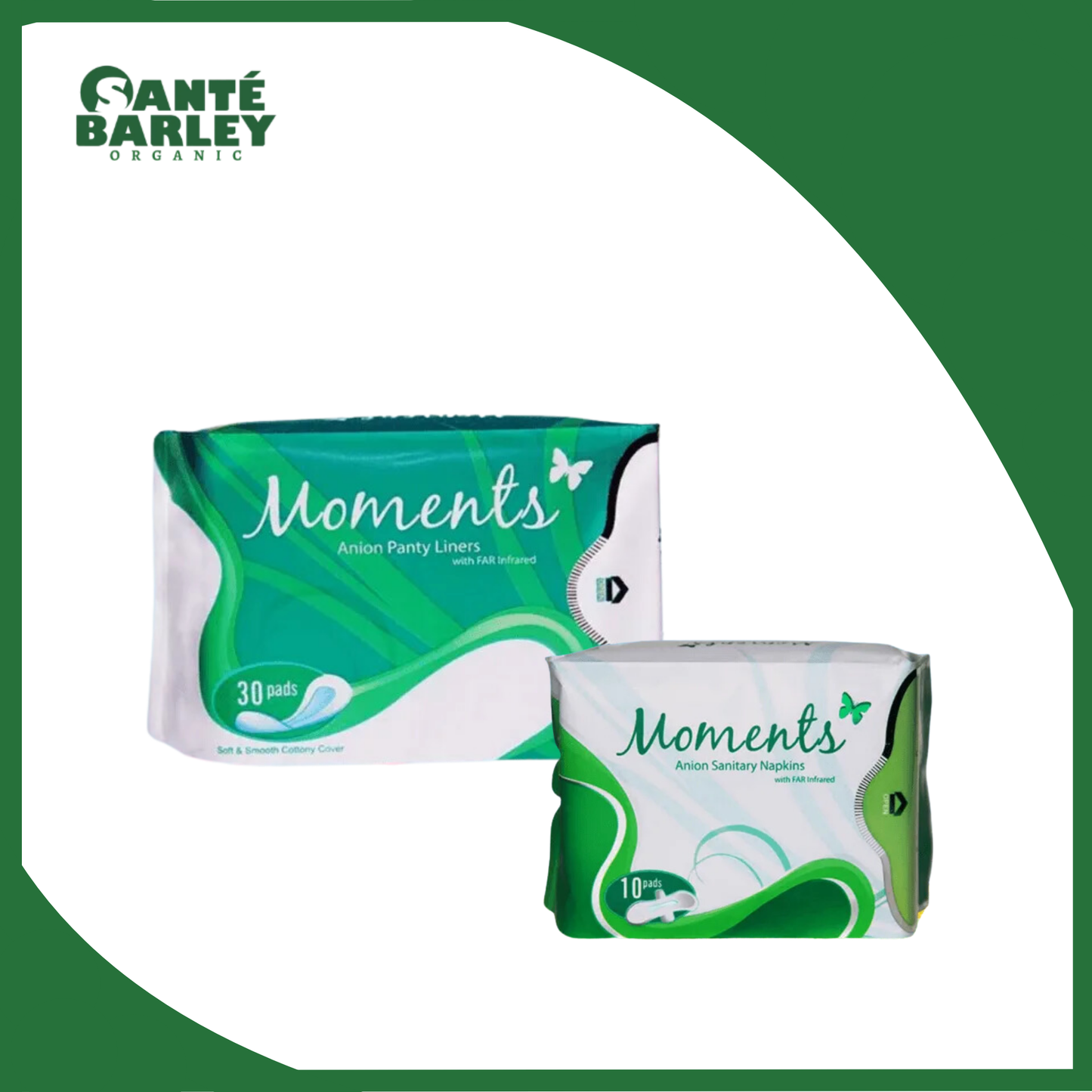 Santé | Moments Anion Sanitary Napkin Day Pads 10pcs/30 pcs